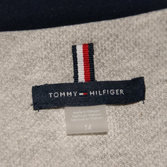 New TOMMY HILFIGER Elbow-Patch Blazer sz 14 NWT - Picture 9 of 16